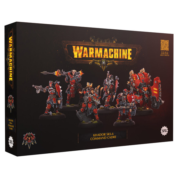 STEIKKDR221 Warmachine Khador SKS-6 Command Cadre Miniature