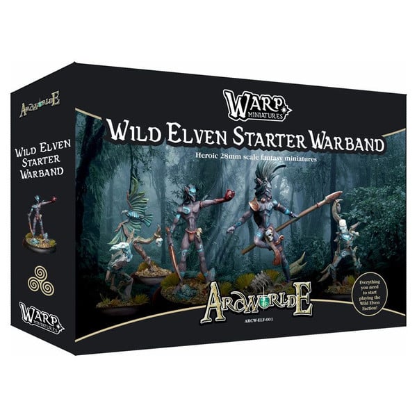 WRPARCWELF001 ArcWorlde Wild Elven Starter Metal Miniature