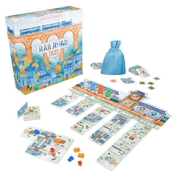 HG230 Railroad Tiles Board Game