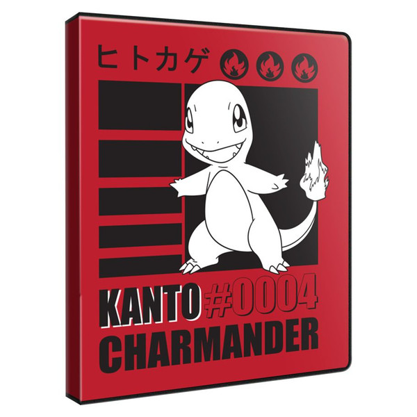 ULP16595 4-Pocket Portfolio Pokemon Charmander Binder