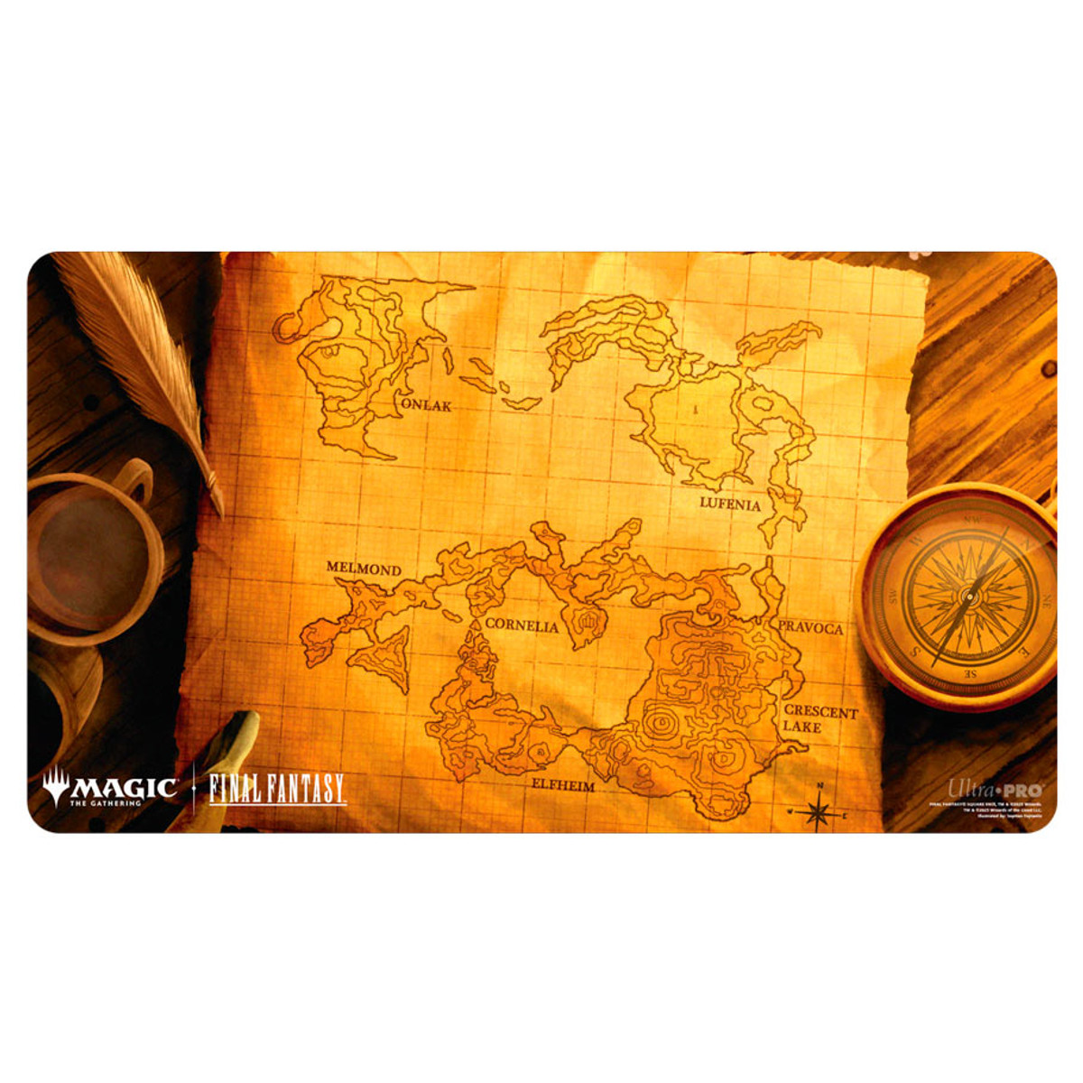 ULP38752 Playmat - Magic the Gathering - Final Fantasy - World Map