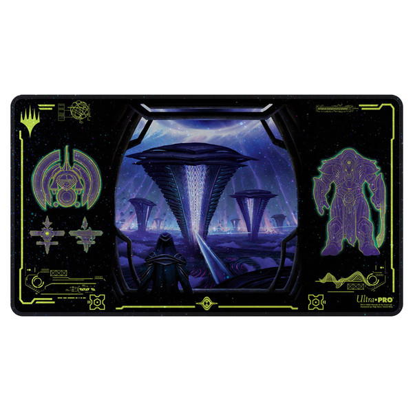 ULP38885 Magic the Gathering Edge Holofoil Black Playmat