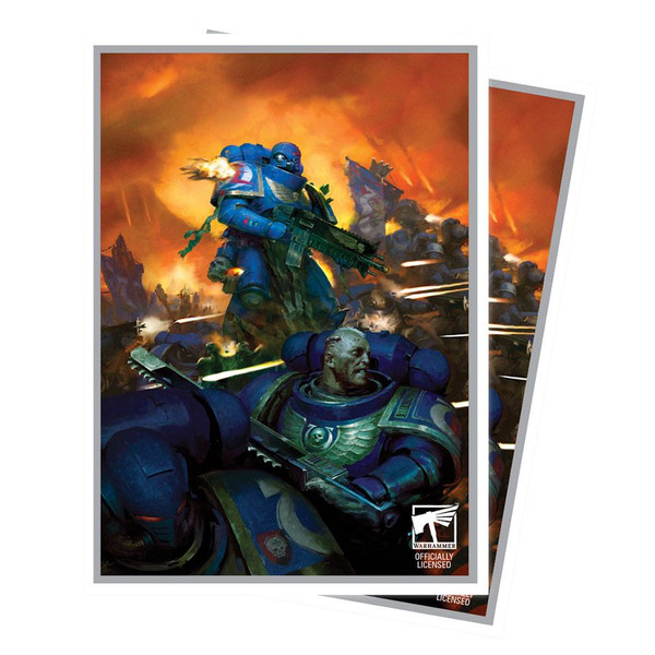 ULP16439 Apex 40K Space Marines Deck Protector - 105 Piece