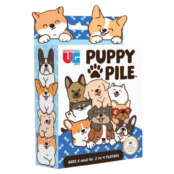 University Games UNV2053 Puppy Pile Card Game