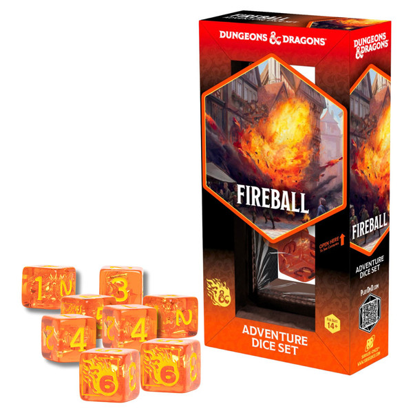 SDZ200225 Fireball Adventure Dice