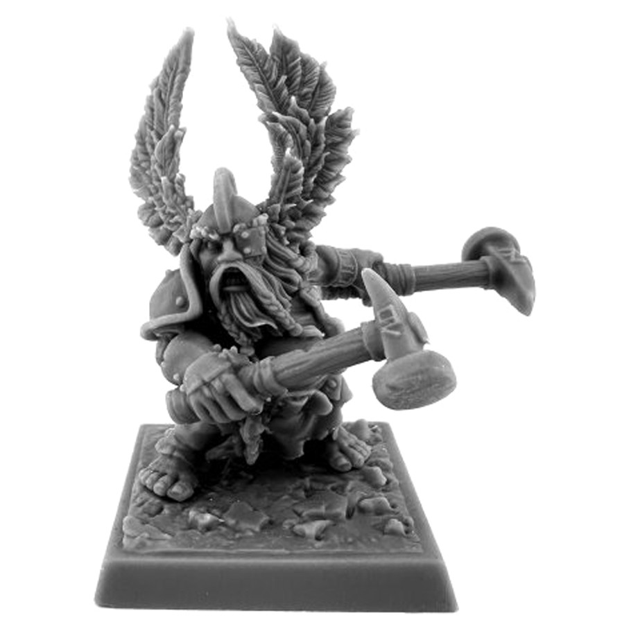 REM30236 Legends Mad Rogat, Dwarf Hero Miniature