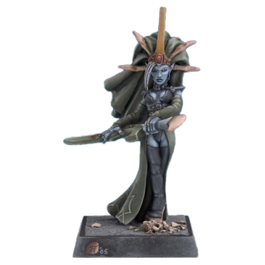REM30246 Legends Dark Elf Priestess Miniature