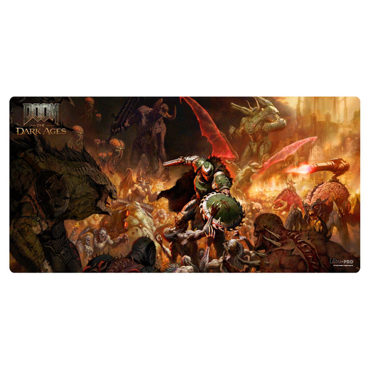 ULP16618 Doom - The Dark Ages Onslaught Card Gaming Desk Mat