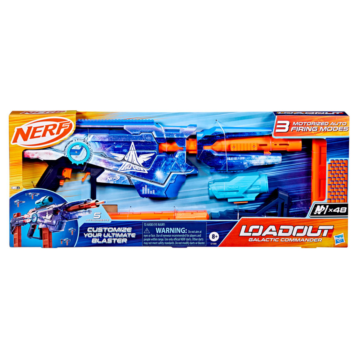 HSBG1580 Nerf Load Out Galactic Commander Blaster Set - Pack of 4