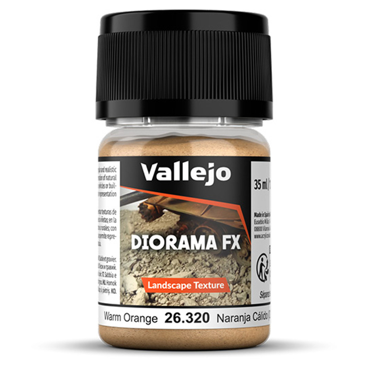 VJP26320 0.1-1 mm - 35ml Diorama Effects Landscape Paint - Warm Orange