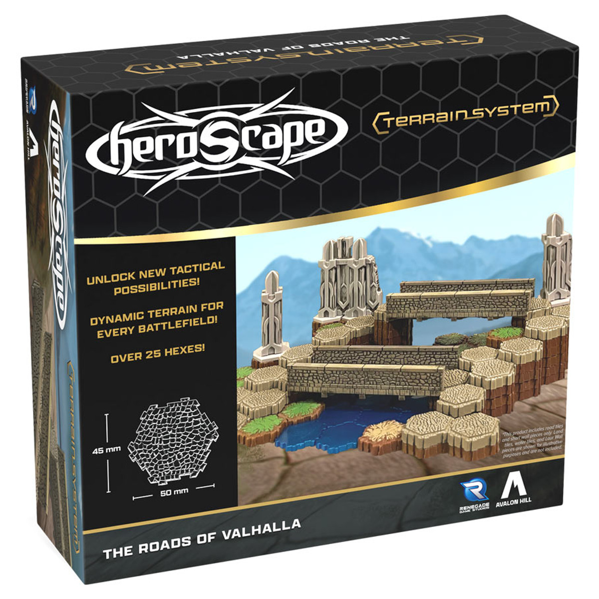 REN02846 Heroscape - Roads of Valhalla Terrain Expansion Board Game