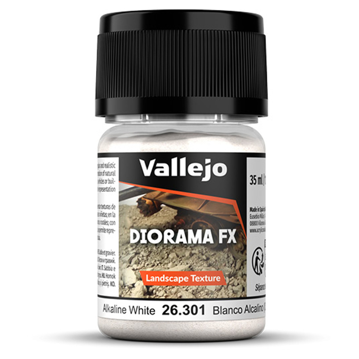 VJP26301 0.5-1 mm - 35ml Diorama Effects Landscape Paint - Alkaline White