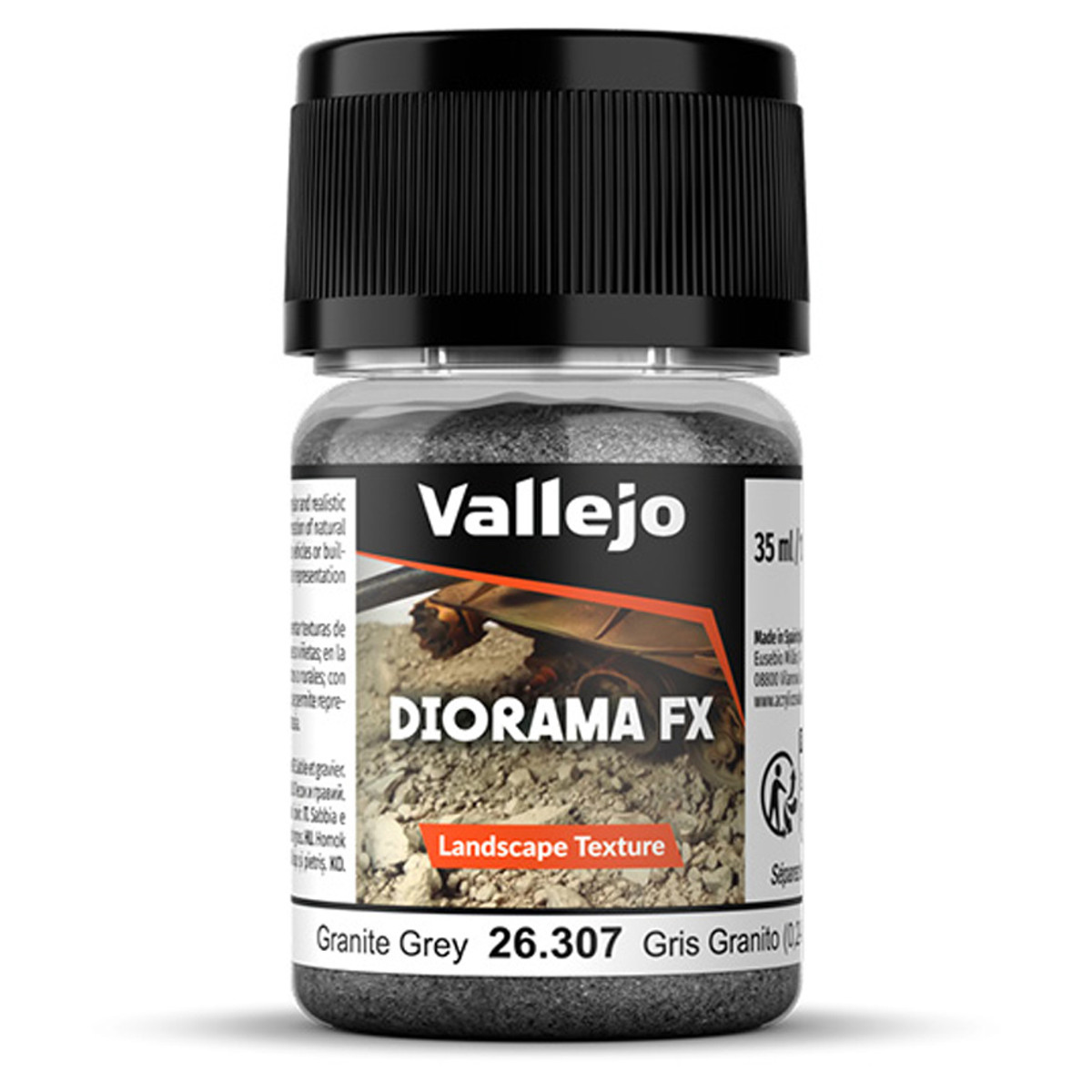VJP26307 0.2-0.6 mm - 35ml Diorama Effects Landscape Paint - Granite Grey