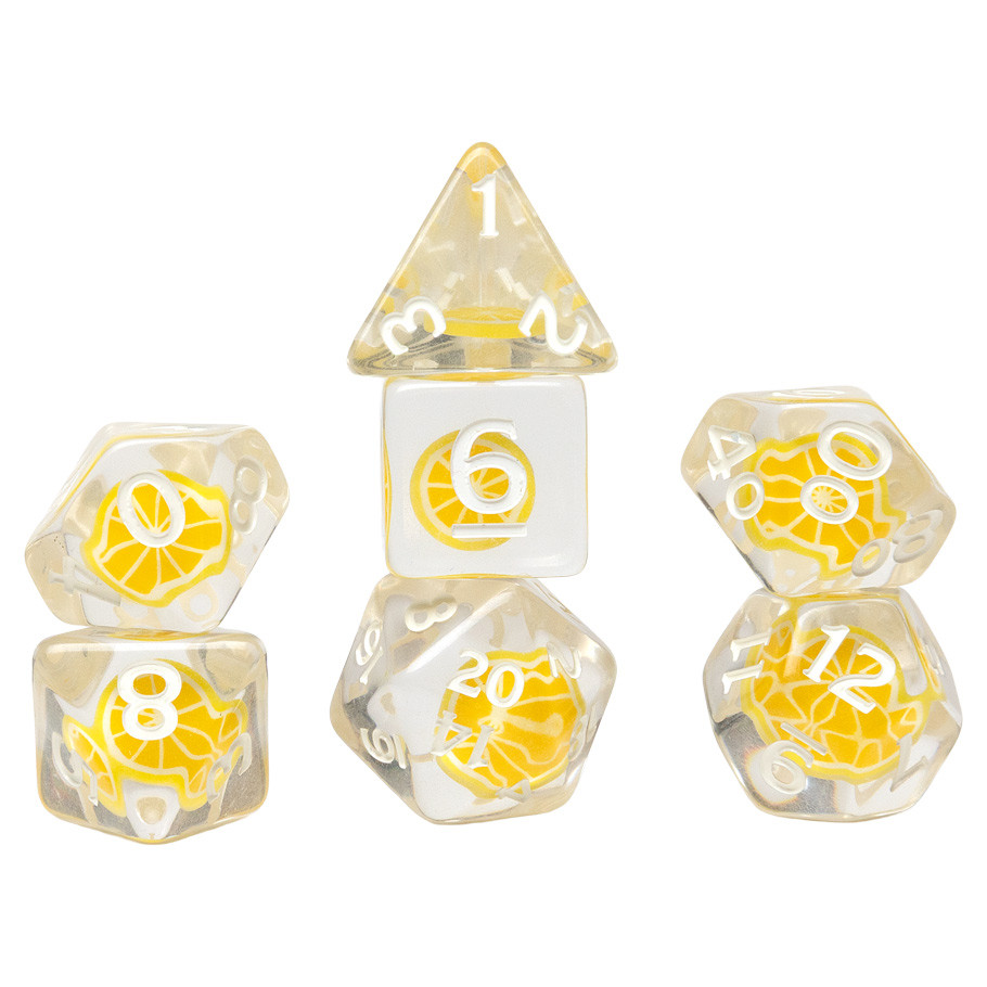 SDZ002503 Fruit Slice Dice - Lemon - Set of 7