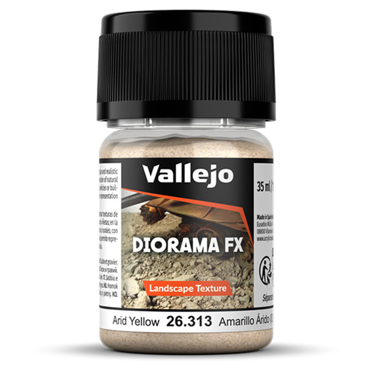 VJP26313 0.1-0.6 mm - 35ml Diorama Effects Landscape Paint - Arid Yellow