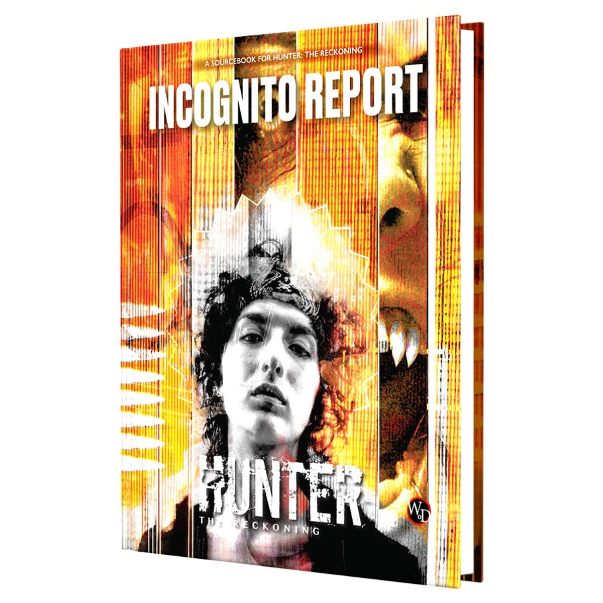 REN11158 Hunter - The Reckoning - 5th Edition - Incognito Report Sourcebook Role Playing Game Book