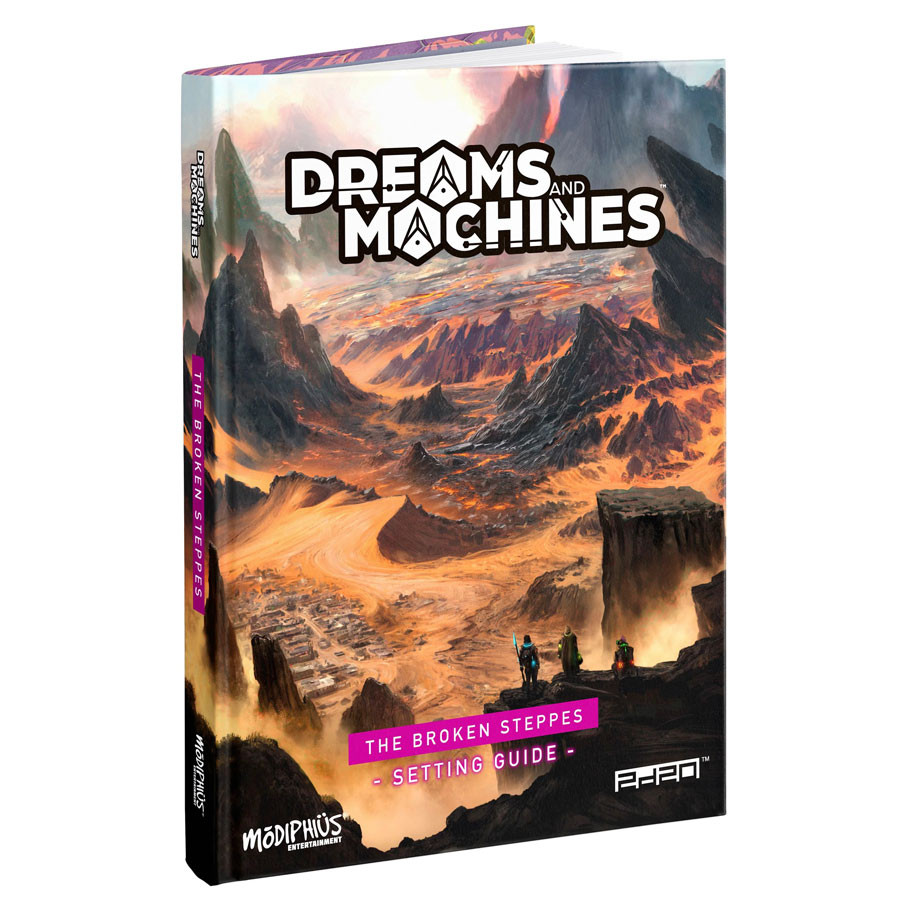 MUH1140117 Dreams & Machines Setting Guide Broken Steppes Role Playing Games