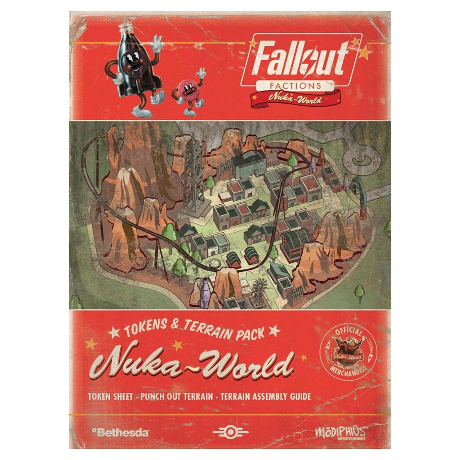 MUH107119 Fallout Factions Tokens & Terrain Role Playing Game