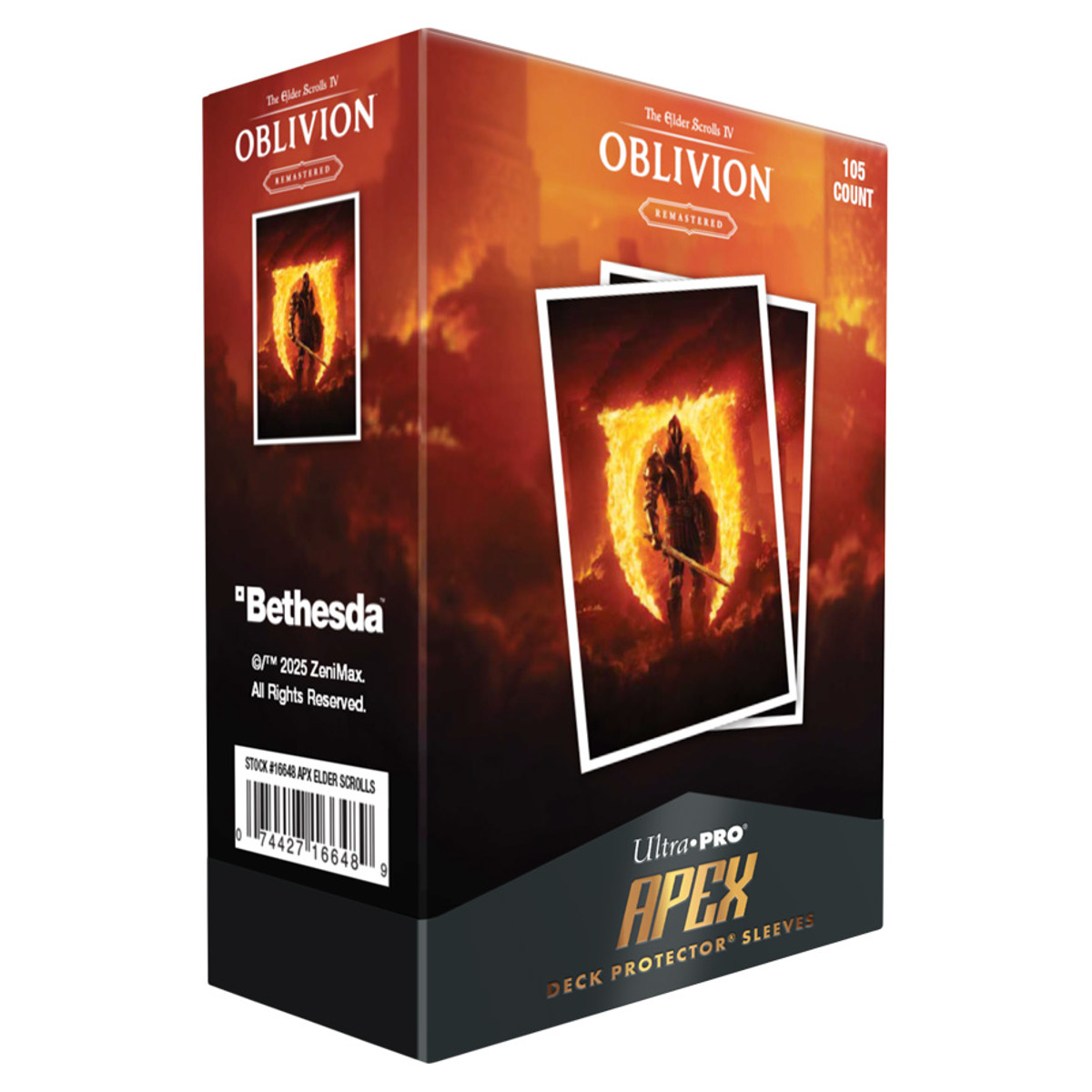 ULP16648 Deck Protector - Apex - The Elder Scrolls - Oblivion Remastered Card Game - 105 Piece