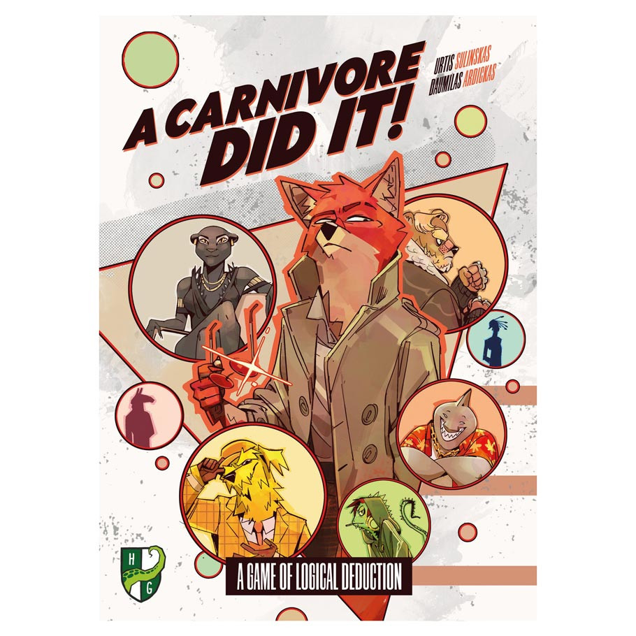 HG278 A Carnivore Did It Board Game