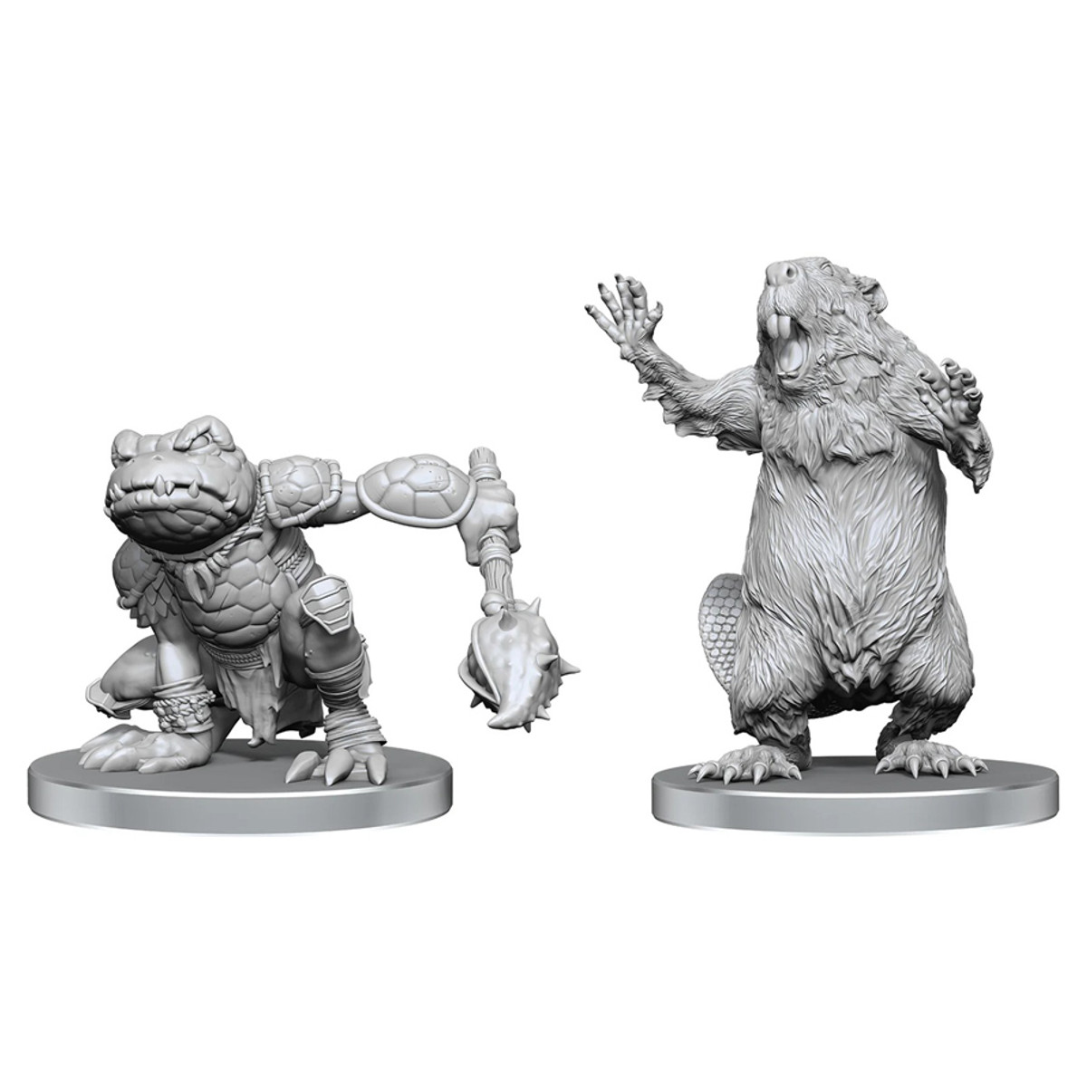 WZK97587 Pathfinder Battles Deep Cuts - Bogard Scout & Castoroides Miniature