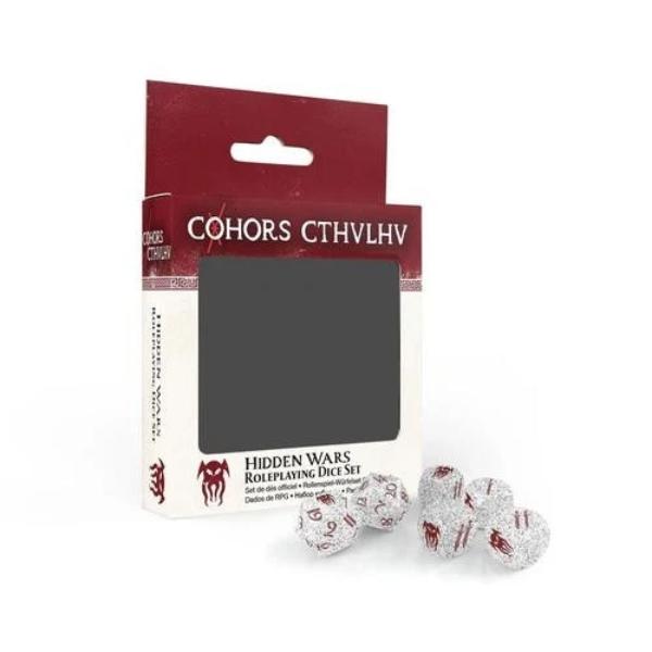 MUH0860121 Cohors Cthulhu Hidden War Dice Pack Themed Tabletop Role-Playing Game Dice Set