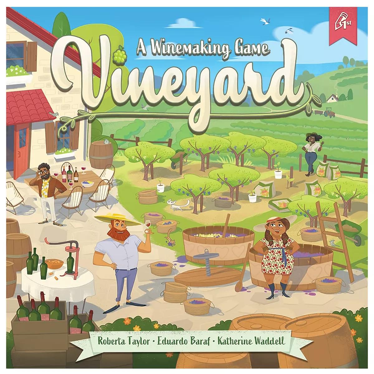 PFX1800 Vineyard a Wine-Making Board Game - Push Your Luck for Ages 13 Plus