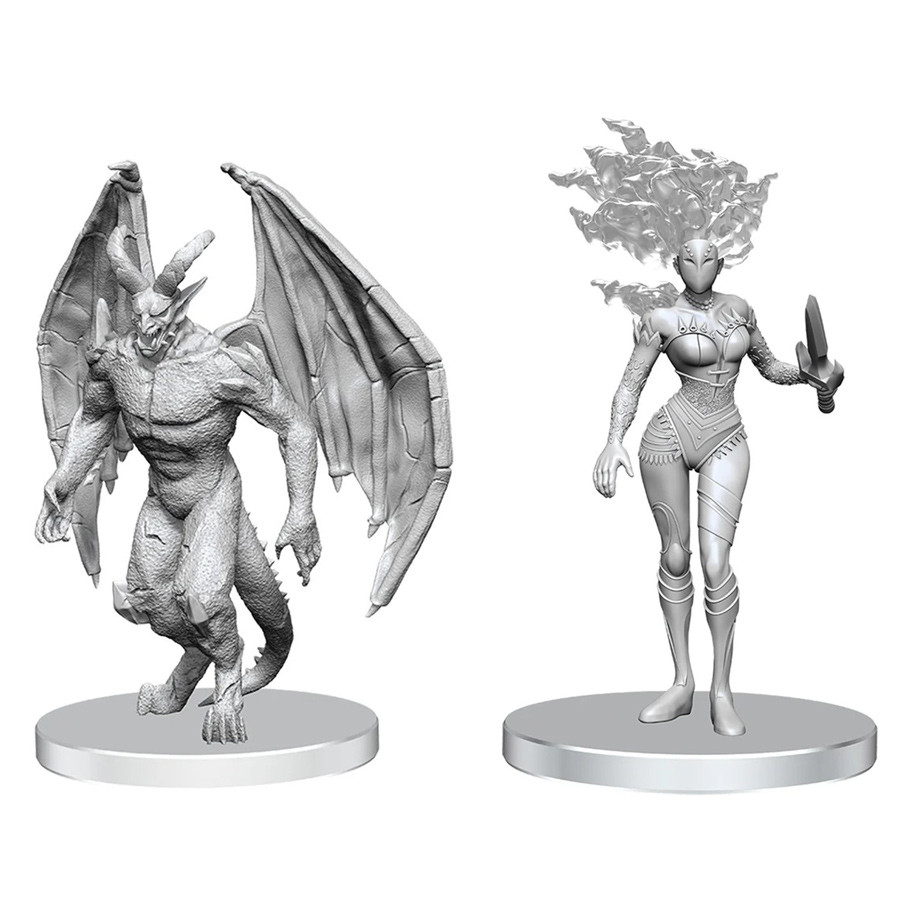 WZK90839 Pathfinder Battles Deep Cuts Gargoyle & Shae Miniature