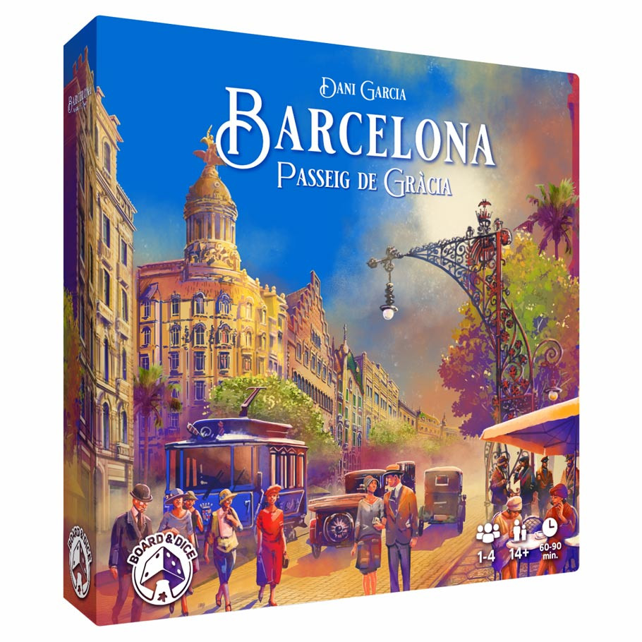 BND0085 Barcelona Passeig De Gracia Expansion Board Game