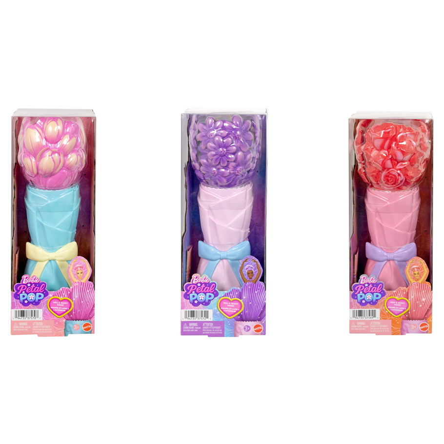 MTTJMF56 Barbie Flower Reveal Assortment Figure - 3 Piece