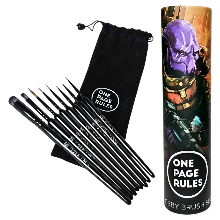 CHR12024 One Page Rules Brush Set