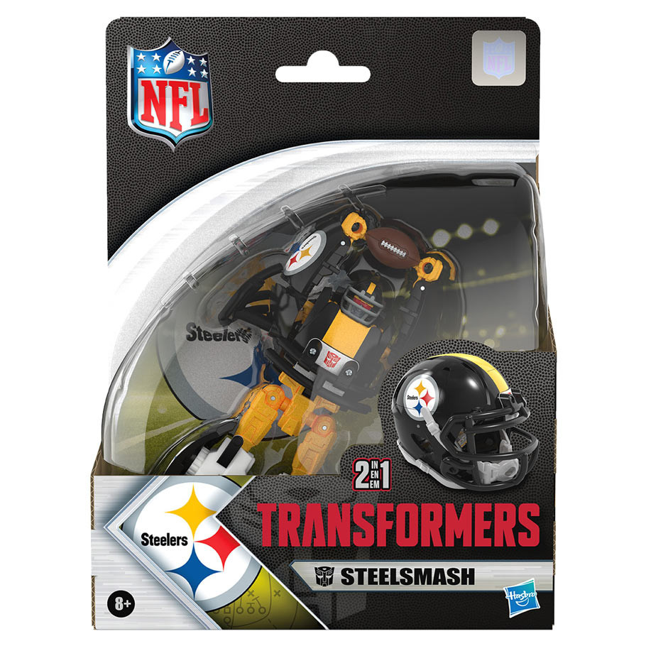 HSBG2334 Transformers NFL Pittsburgh Steelers Figure - 3 Piece