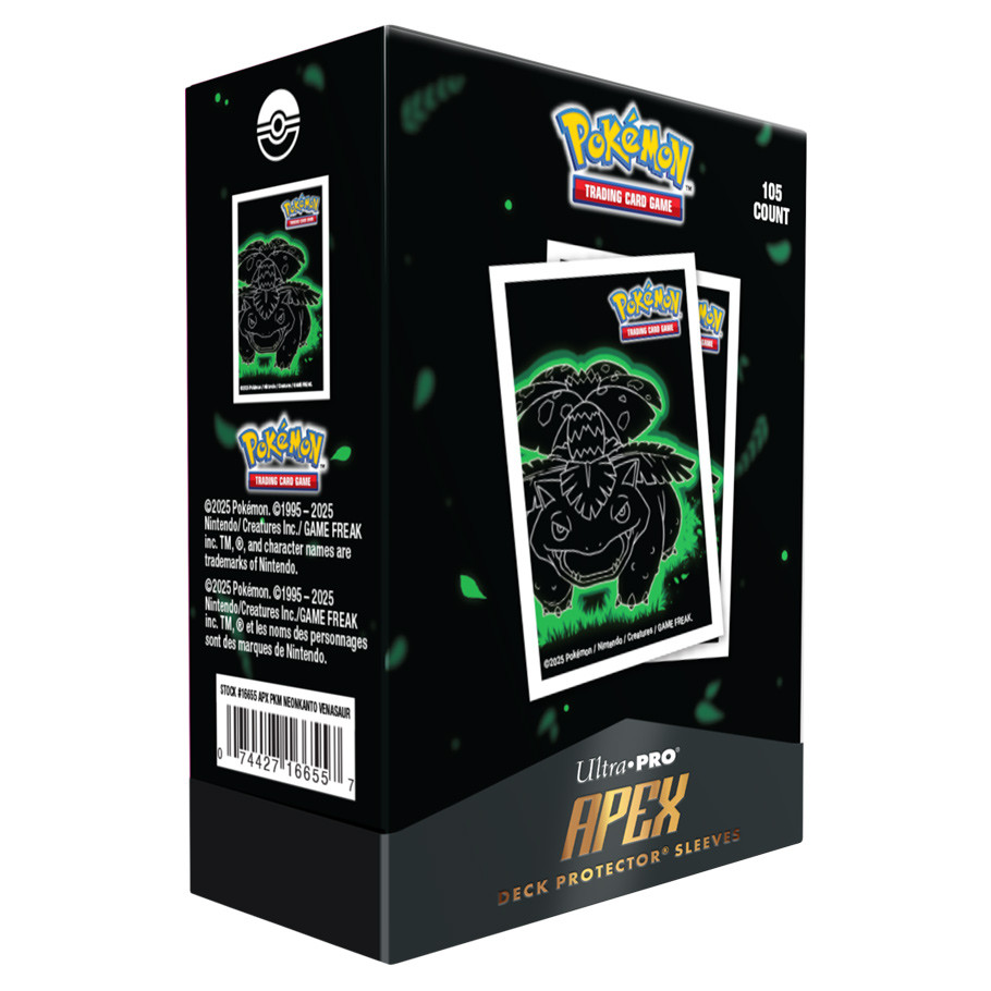 ULP16655 Deck Protector - Apex Pokemon Neon Kanto Venusaur - 105 Piece