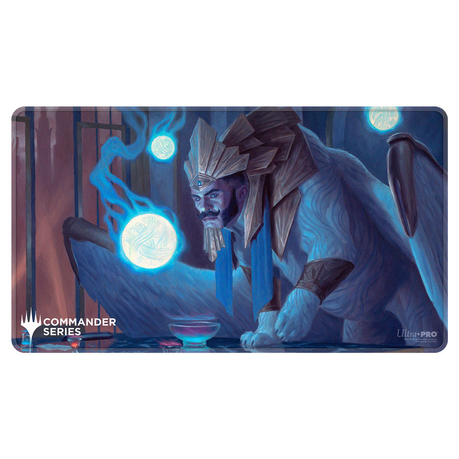 ULP38926 Playmat - Stitched Edge Magic the Gathering Commander Series Tivit, Seller of Secrets