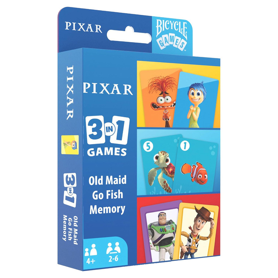 JKR130016270  Disney Pixar 3-in-1 Playing Card