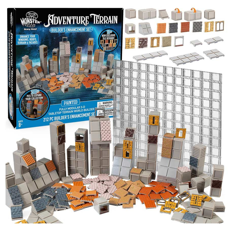 MONBEP214 MAT Painted Terrain Builder Set - 212 Piece