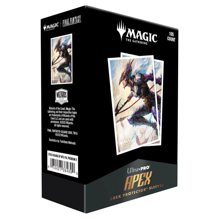 ULP38489 Apex Magic the Gathering Final Fantasy Kain Traitorous Dragoon Deck Protector - Pack of 105