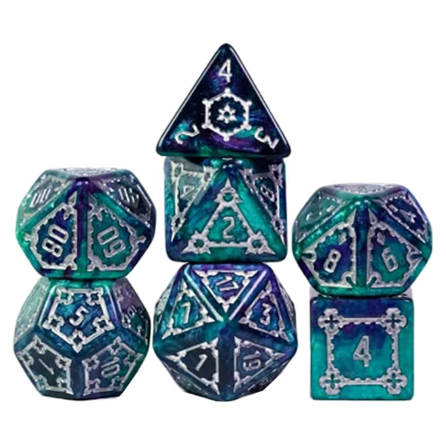 FBG2329 25 mm Huge Arcane Castle Dice Set - Pack of 7