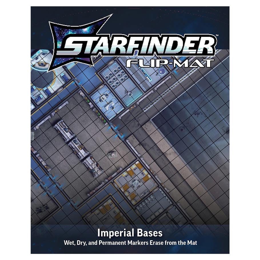 PZO21009-FM Starfinder 2E Flip-Mat Imperial Bases Playing Game