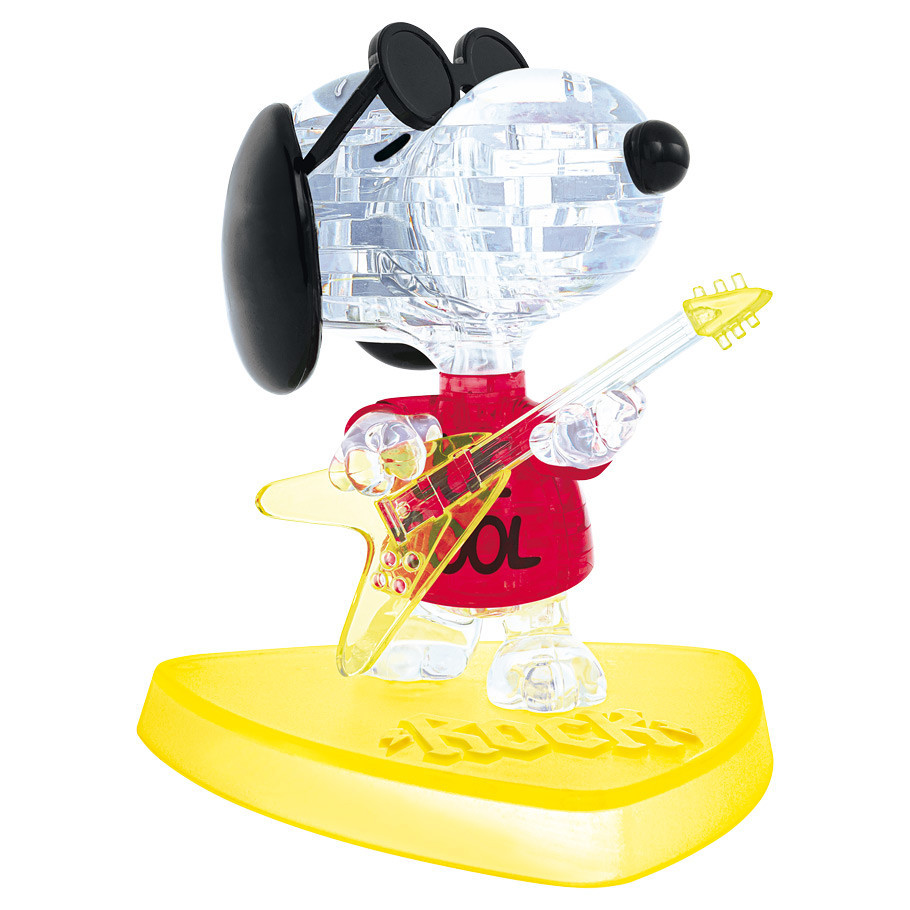 University Games UNV32186 3D Crystal Snoopy Joe Cool Puzzle