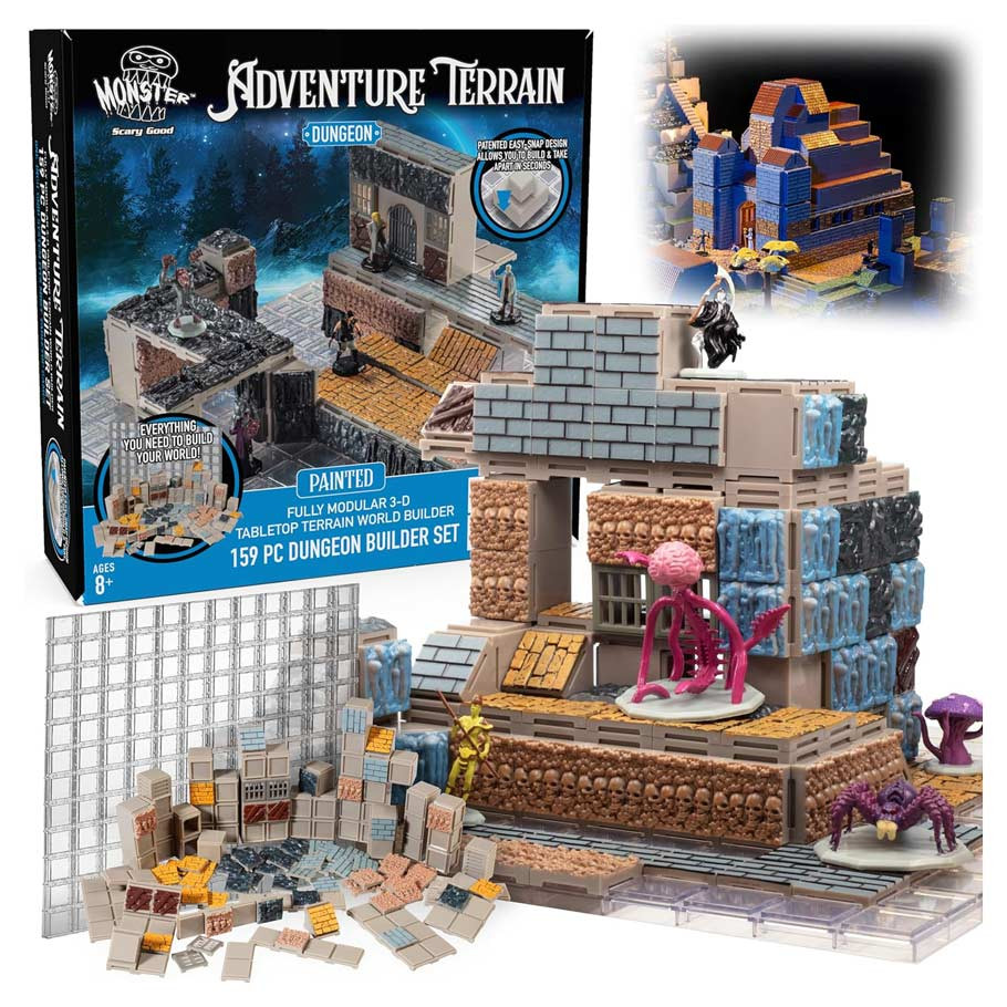 MONDBP207 MAT Painted Dungeon Builder Set - 159 Piece