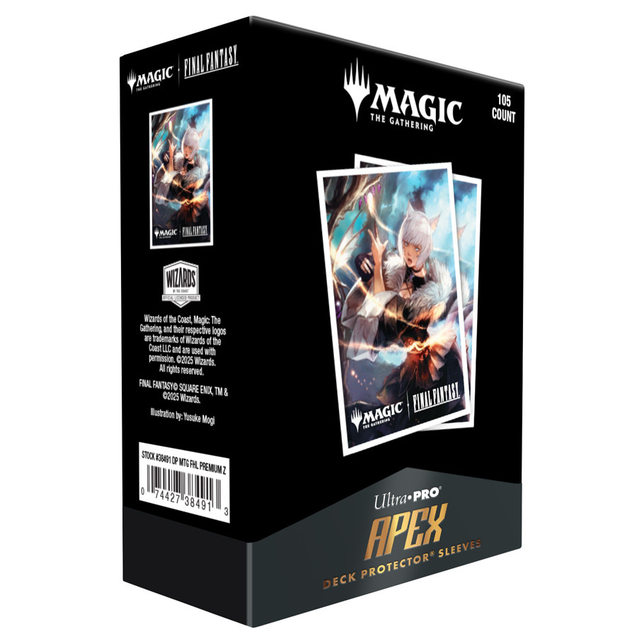 ULP38491 Apex Magic the Gathering Final Fantasy Y shtola Rhul Deck Protector - Pack of 105