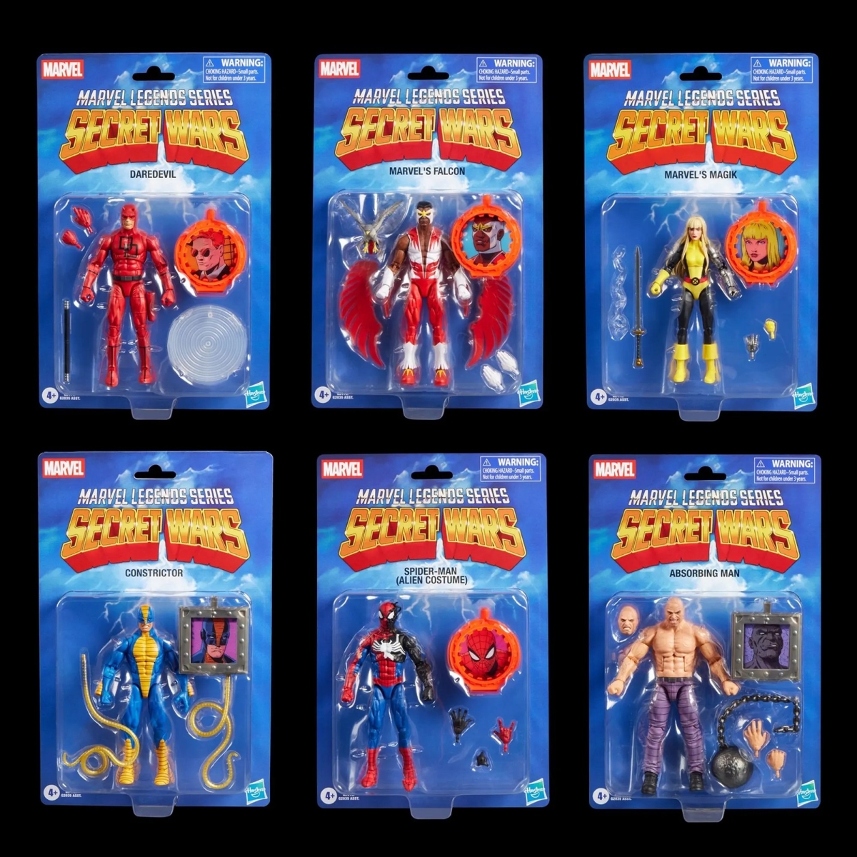 HSBG2035 Marvel Legends Secret Wars 2 Assorted Toys - 6 Piece