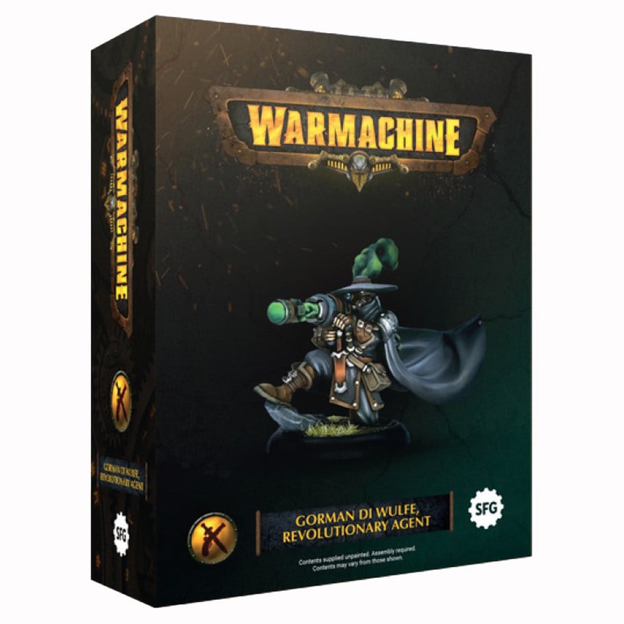 STESFIKMER477 War Machine Gorman Di Wulfe Revolutionary Agent Miniatures