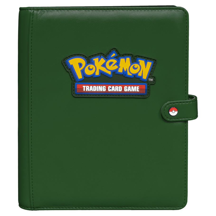 ULP16721 4 Pocket Pokemon Premium Snap Binder for Card Game - Green