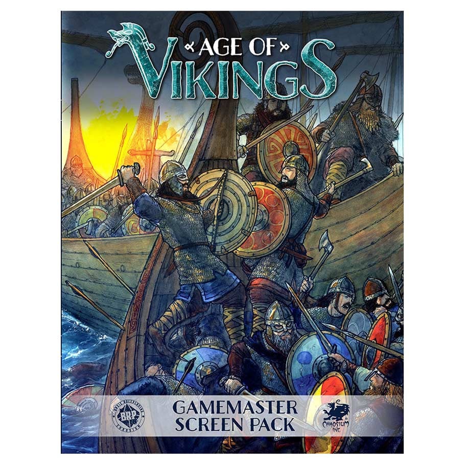 CAO2041 Age of Vikings Game Master Screen Pack Books