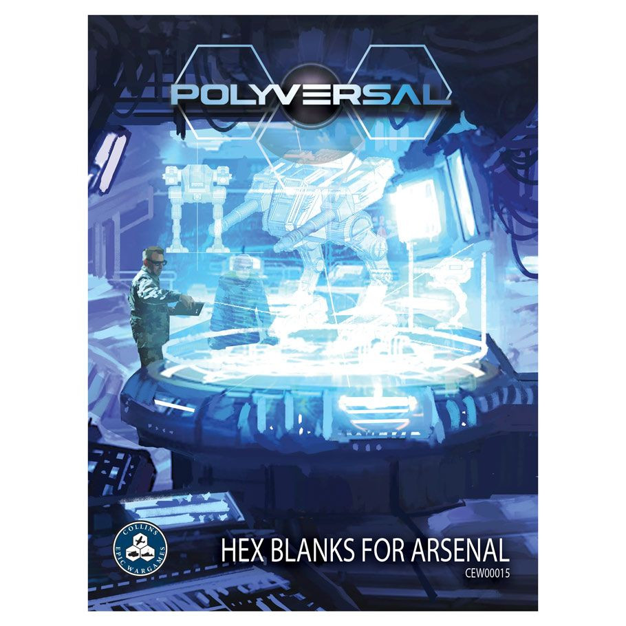 CEW00015 Polyversal - Hex Blanks Board Games Accessory