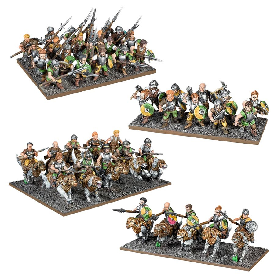 MGCKWHF306 Kings of War 4th Edition Halfling Muster Battle Group Miniatures