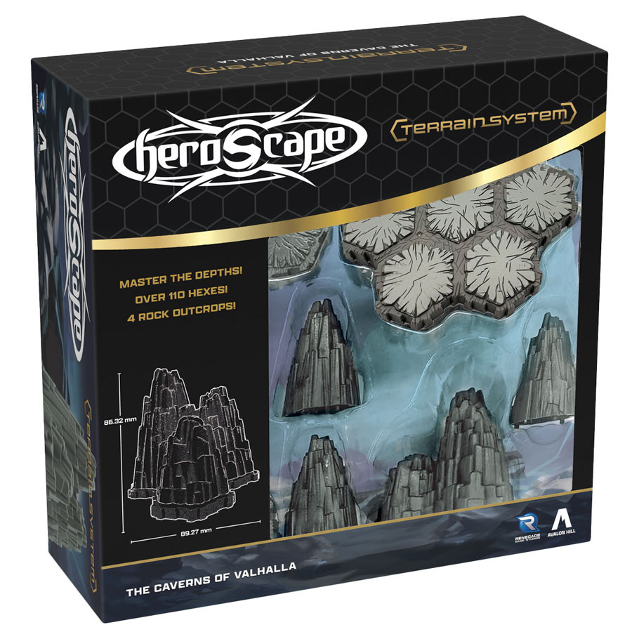 REN02884 Heroscape The Caverns of Valhalla Terrain Expansion Board Game