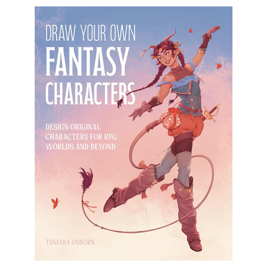 PST34250 Draw Your Own Fantasy Characters Novel Book